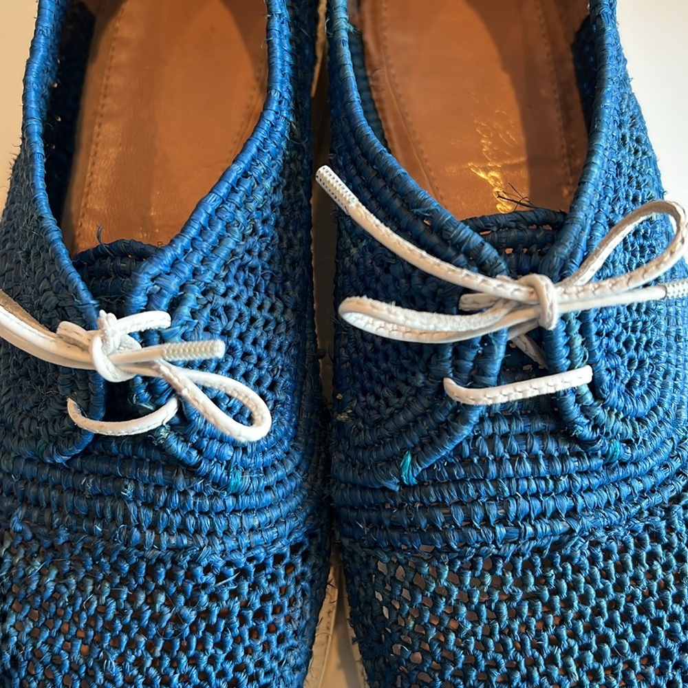 Robert Clergerie Blue Woven Sneakers for Casual Comfort - Picture 6 of 6